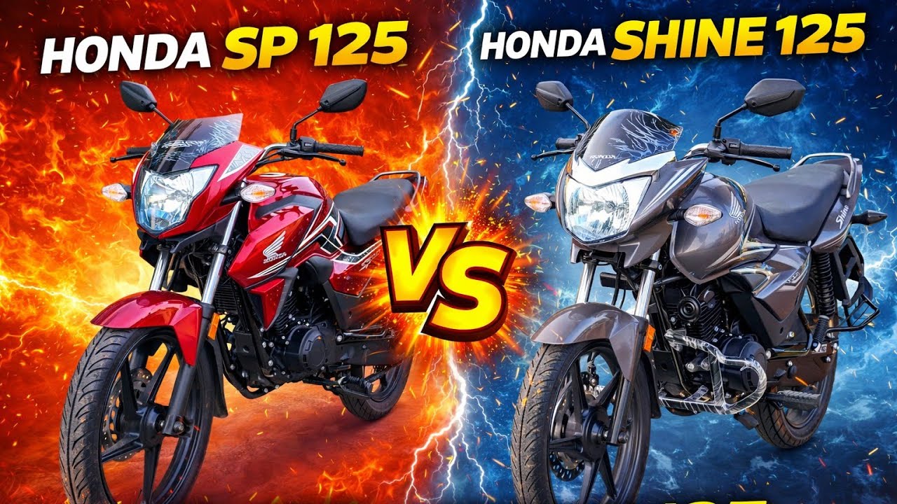 2026 Honda SP 125 vs Shine 125 | Detailed Comparison | Which One To Buy? | 