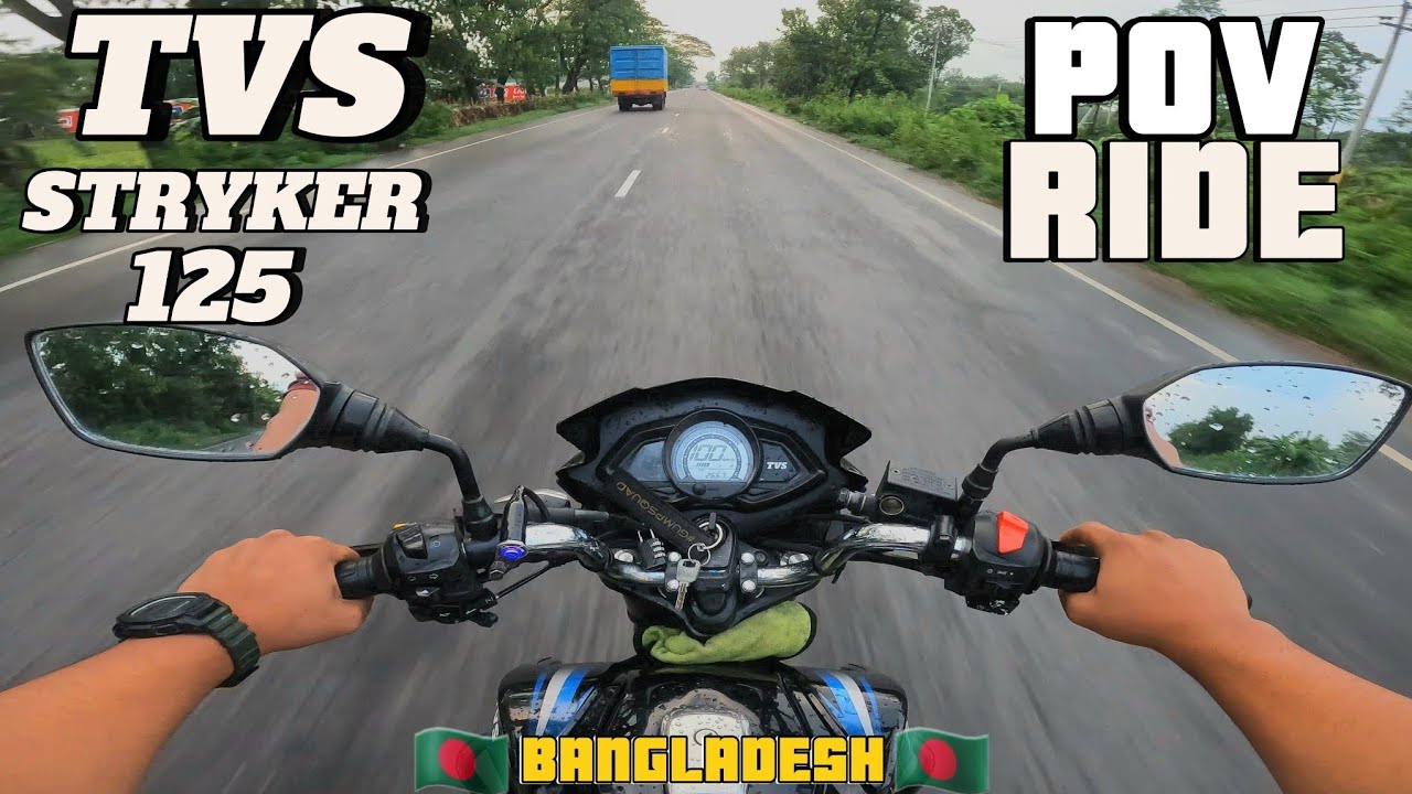 TVS STRYKER PoV RIDE🏍️ Dhaka-Chattogram Highway🛣️N1#beautifulroad