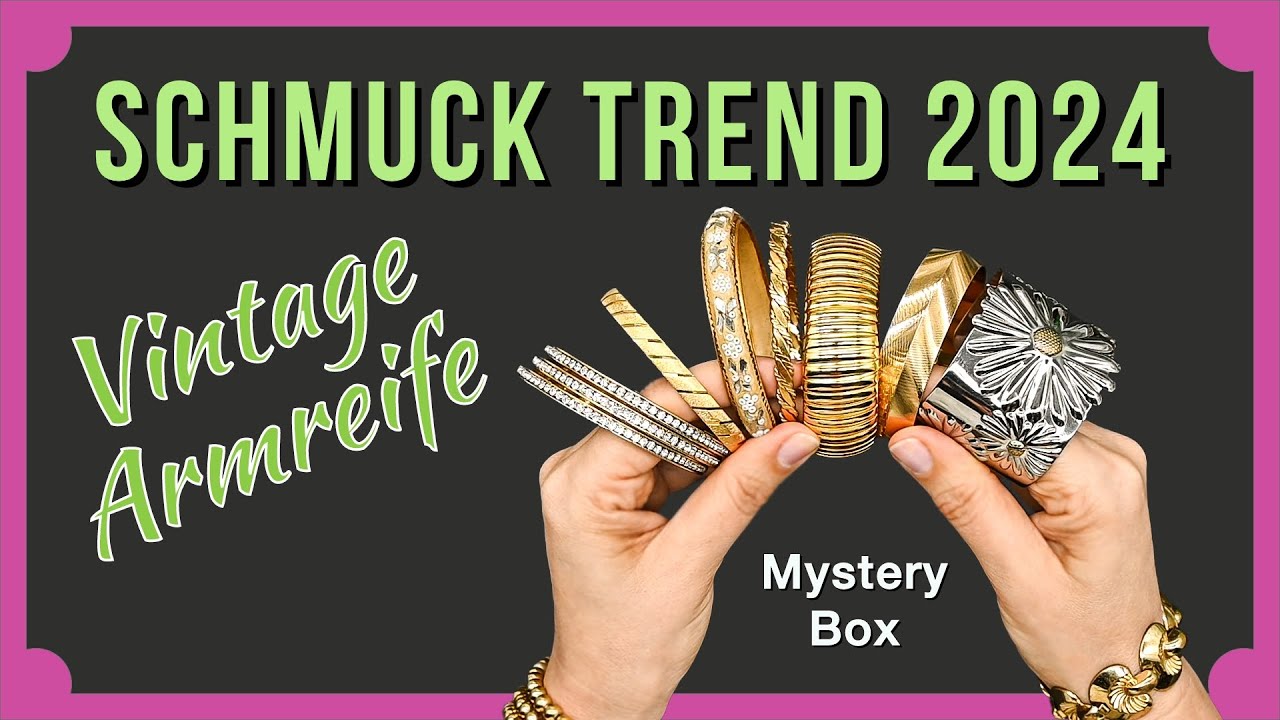 Schmuck Trend 2024 - Vintage Armreifen mit dem Original Retro-Chic