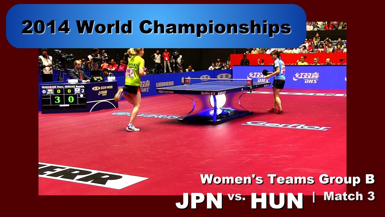 2014 WTTC Women's Team - Group B: JPN - HUN Match 3: Sayaka Hirano v Dora Madarasz