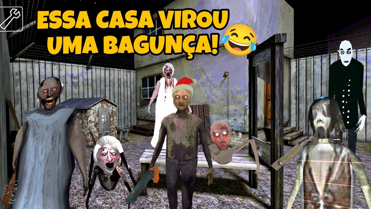 FUGINDO DA VEIA SEBOSA EM GRANNY 1,2,3 E 4 - MODO  EXTREMO/ HARD COMPILADO - GRANNY DA ZUEIRA
