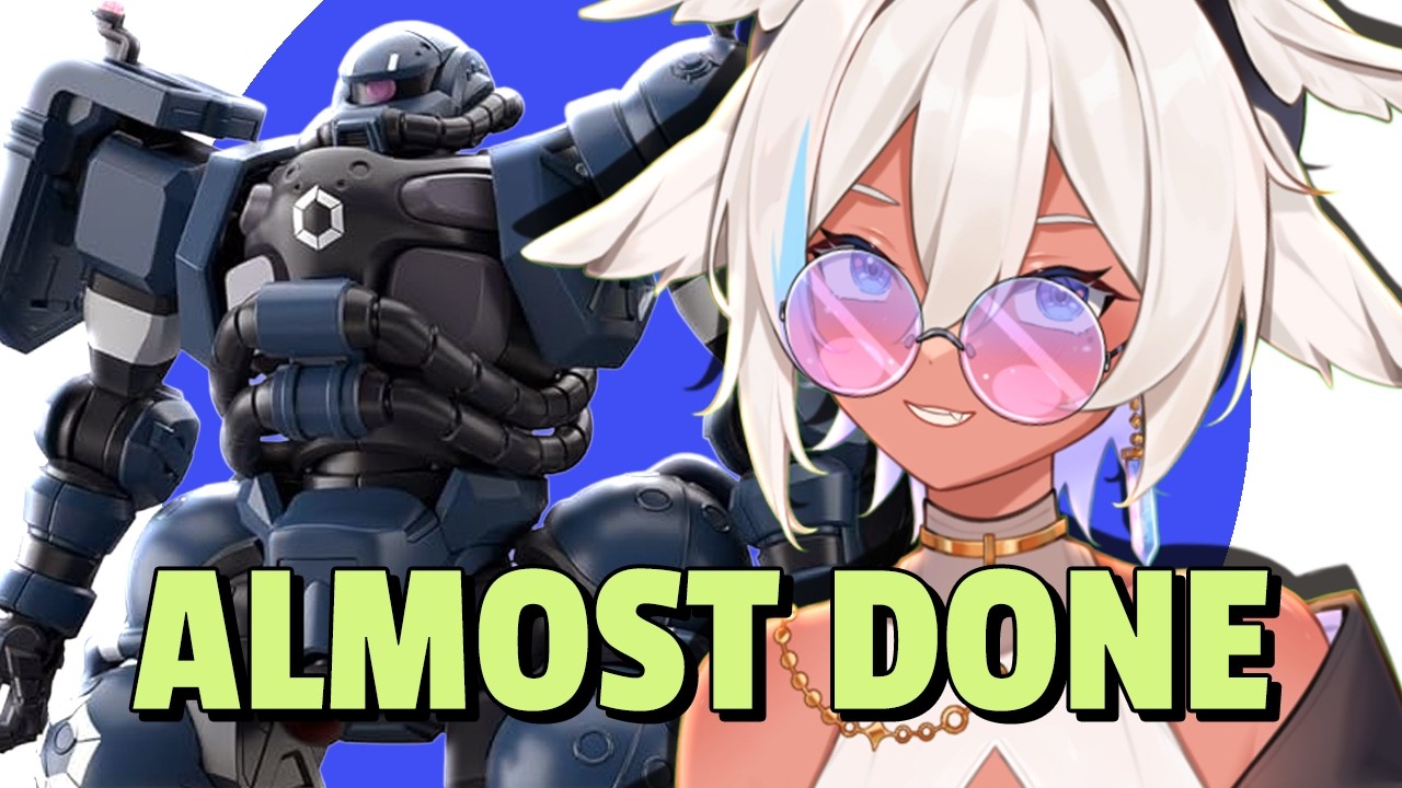 【 Handcam 】Police Zaku has no cake 😢 | Gunpla Kit Building 🔨