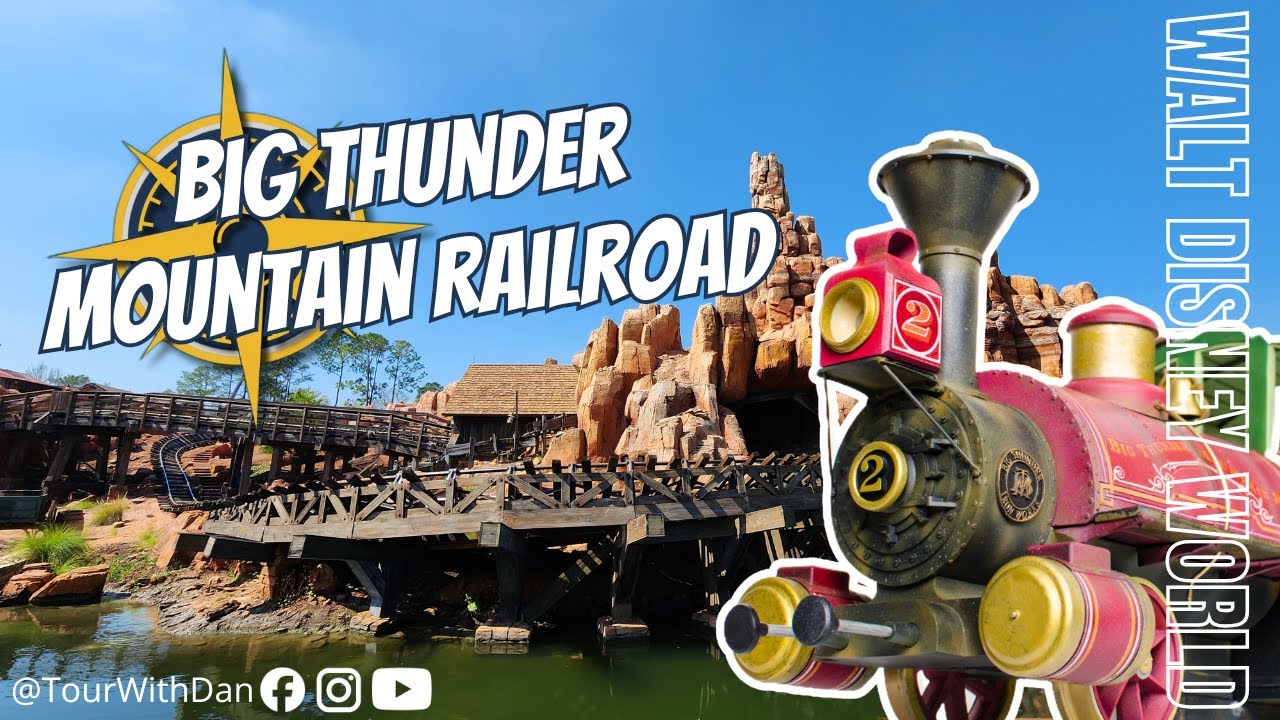 [4K] Big Thunder Mountain Railroad | Walt Disney World