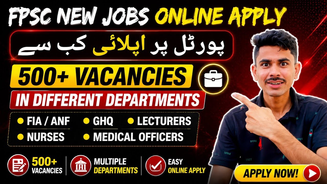 FPSC New Advertisement 2026 / FPSC Jobs Online Apply / Federal Public Service Commission