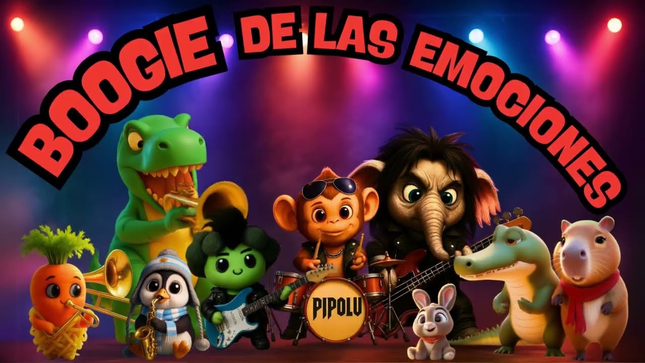 Boogie de las emociones  | Canal Oficial Pipolu® | Canciones y Juegos para Niños #emociones