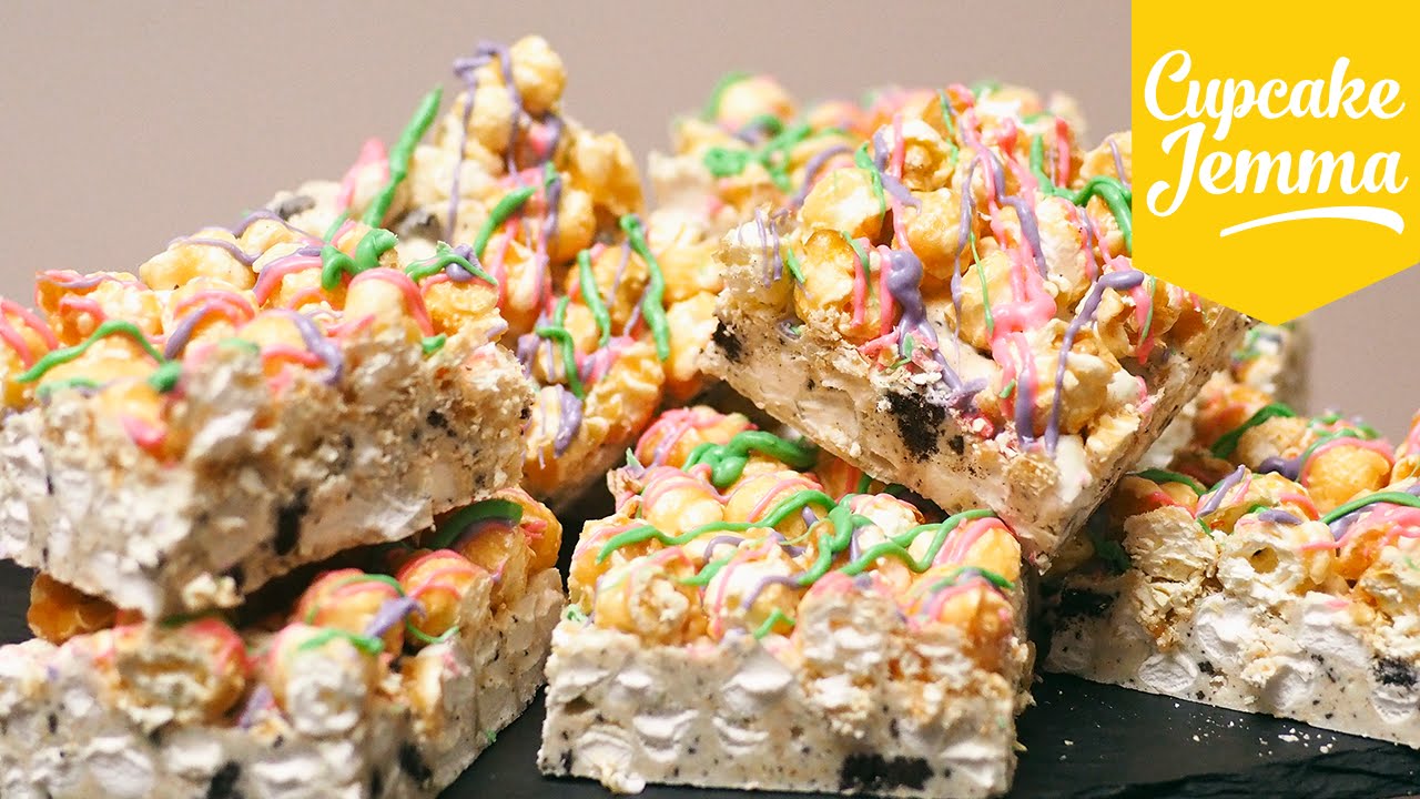 Rainbow Rocky Road Recipe | Cupcake Jemma
