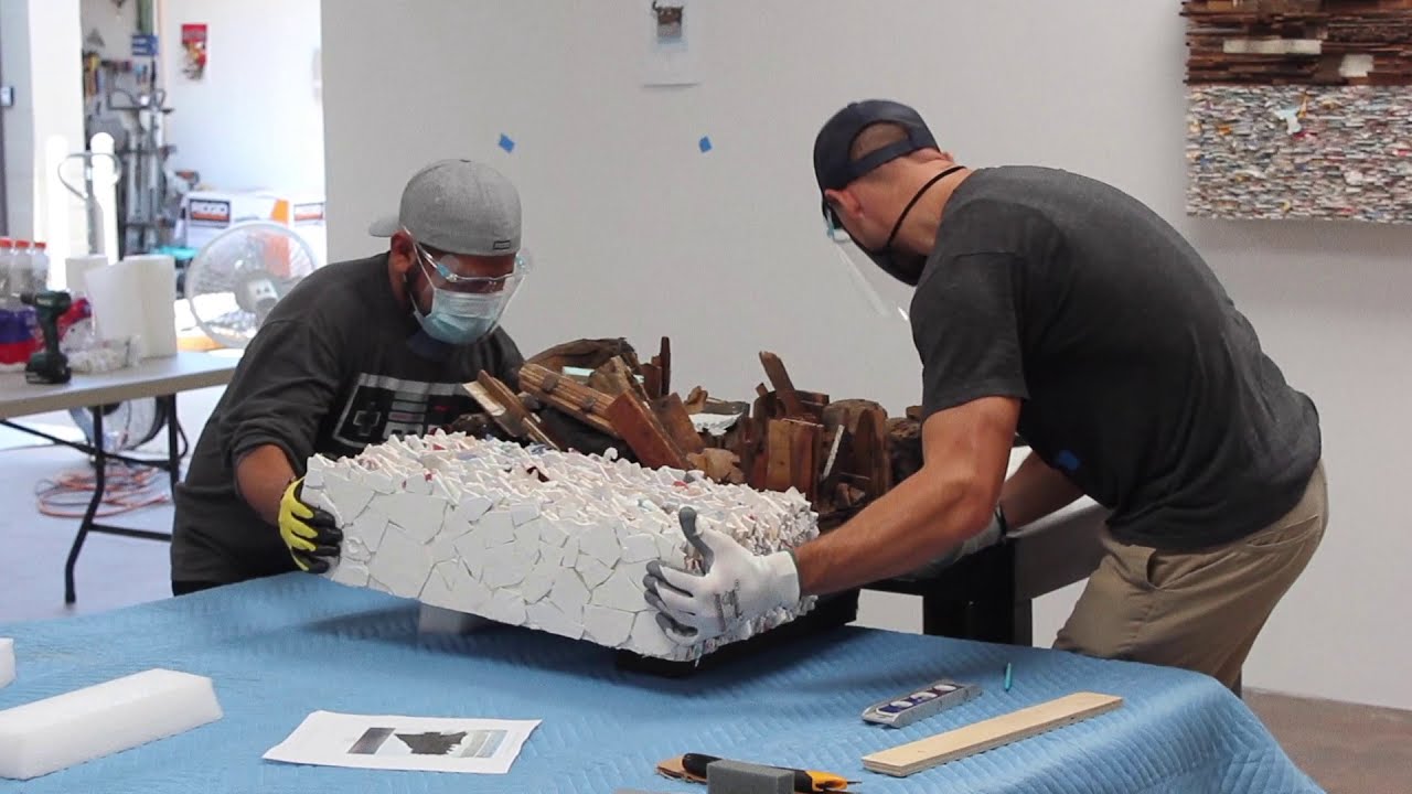 Leonardo Drew Install - Behind the Scenes