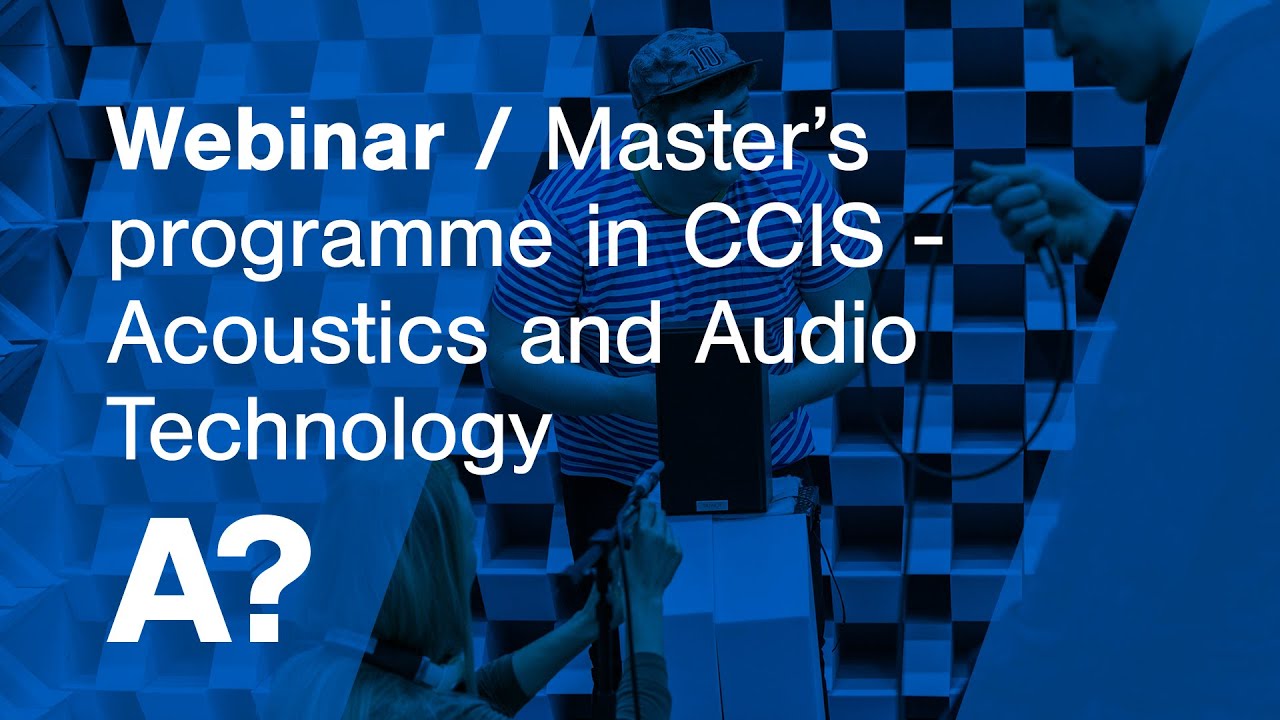 Webinar | Acoustics and Audio Technology