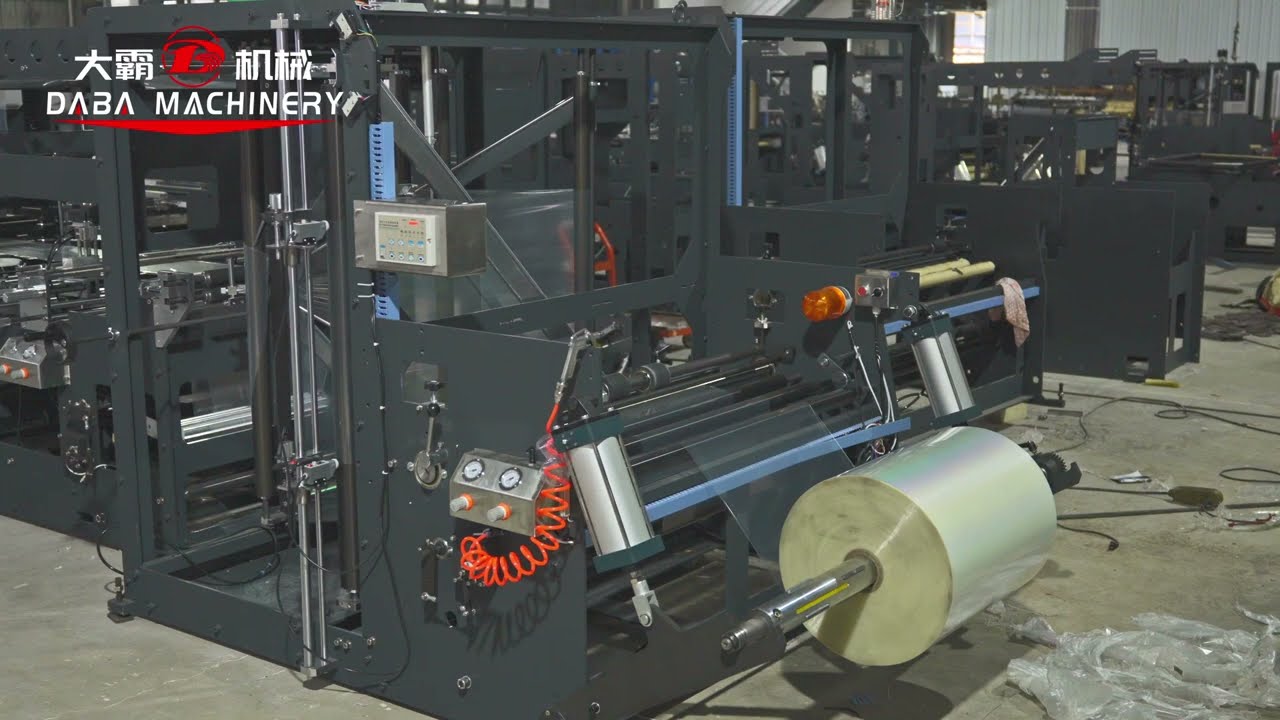 Super High-Speed Food Grade Stand Up Zipper Pouch  Side Sealing Bag Making Machine