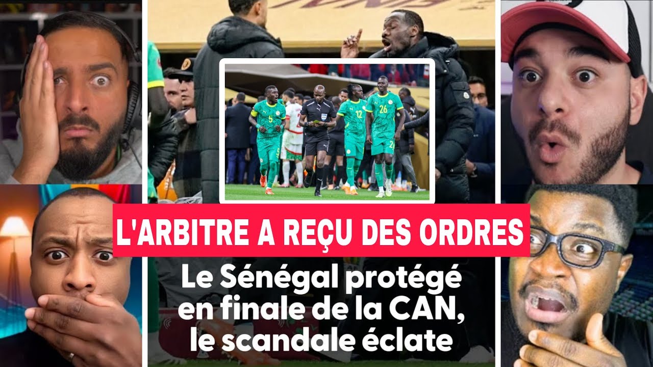 🚨 SCANDALE! L&rsquo;ARBITRE de la finale Maroc 🇲🇦 - S&eacute;n&eacute;gal 🇸🇳 &agrave; re&ccedil;u des ORDRES contre les joueurs 