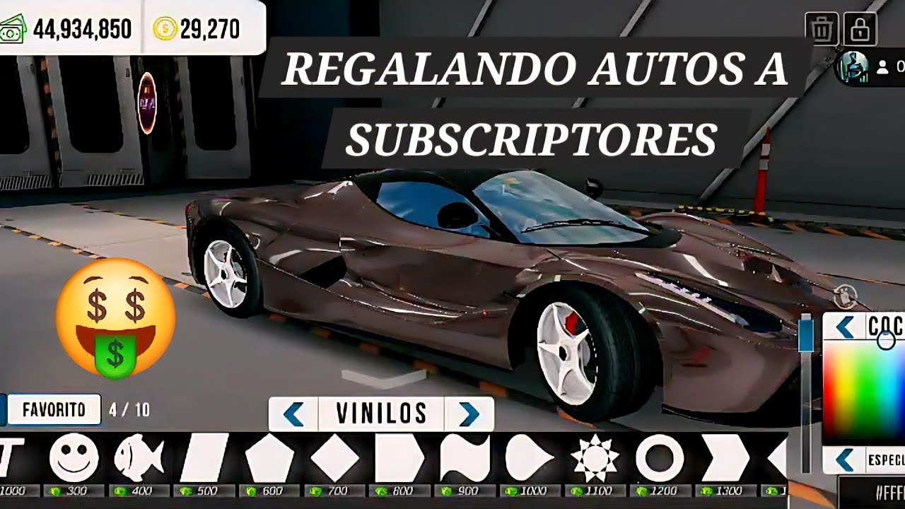 REGALANDO AUTOS DE MONEDAS A SUBSCRIPTORES