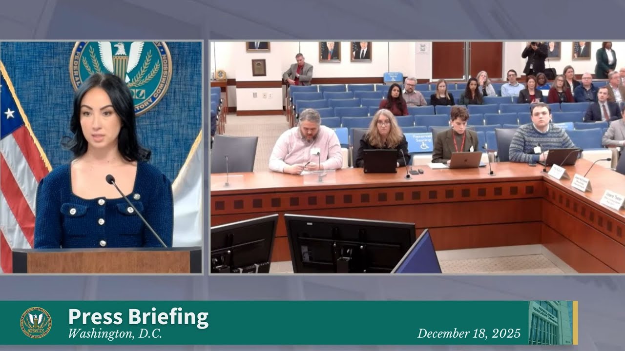 FERC Press Conference | December, 2025