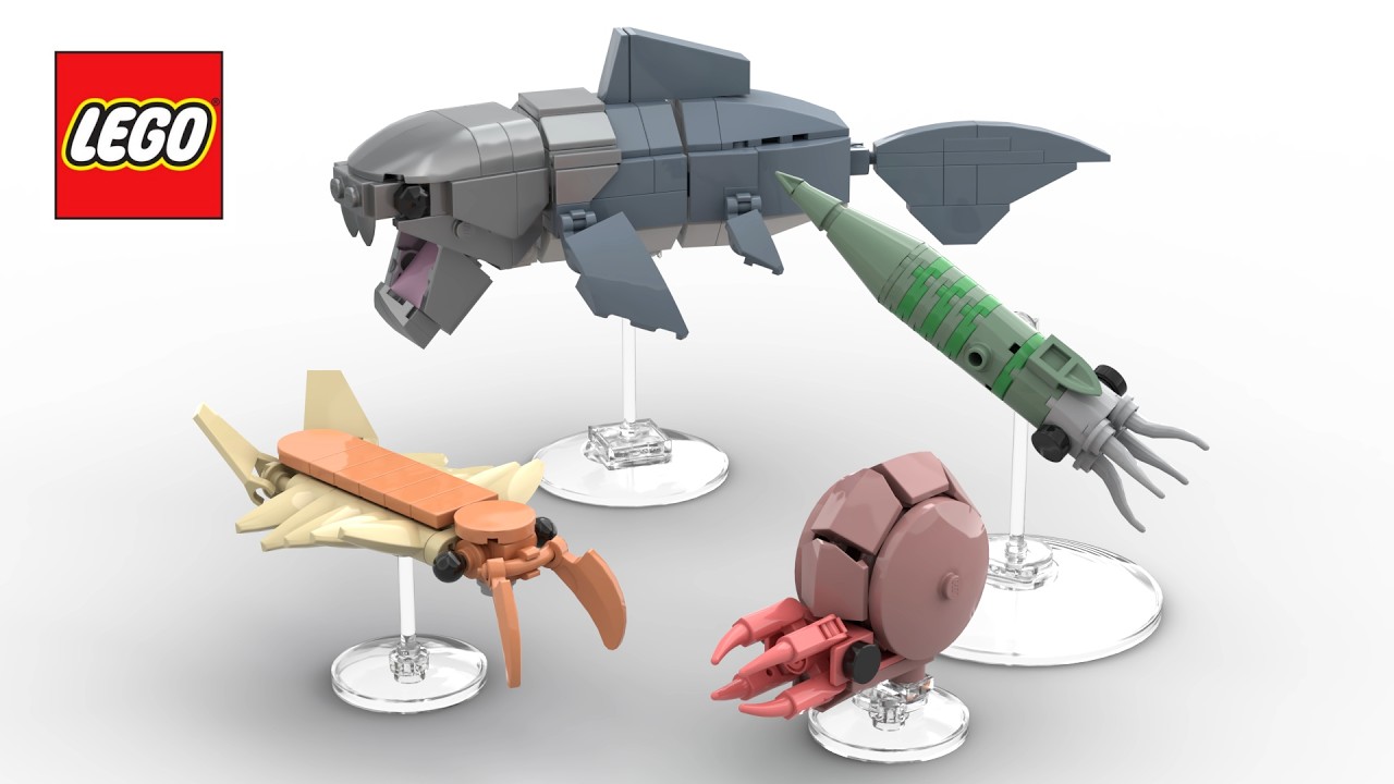 LEGO 古生代の水生生物 組み立て説明書 MOC
