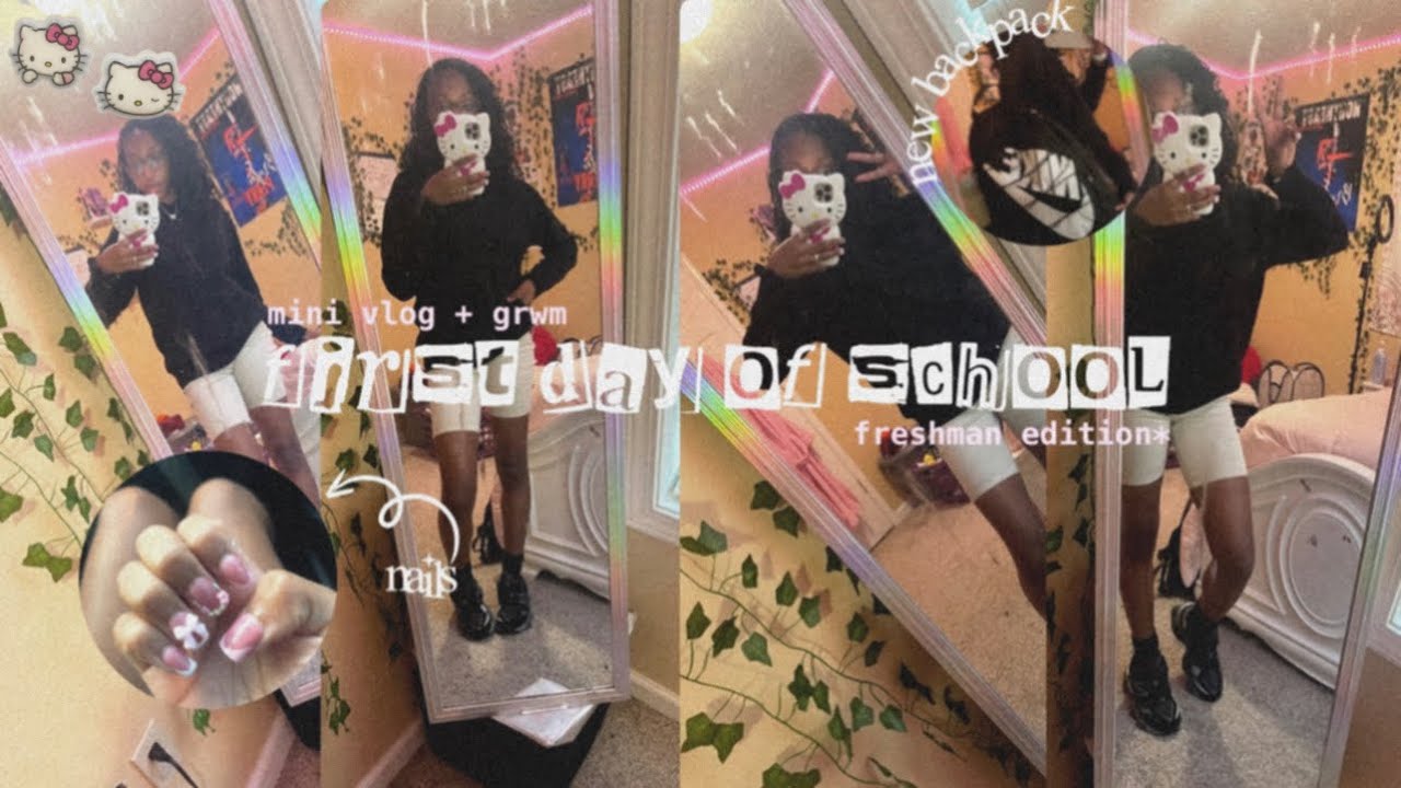 GRWM for the first day of school *freshman edition*