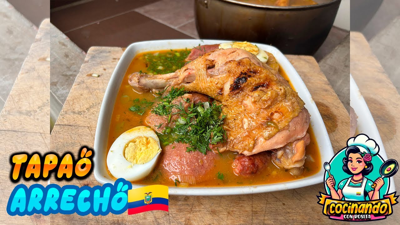 Receta super deliciosa del Tapao Arrecho Ecuatoriano, hecho a leña