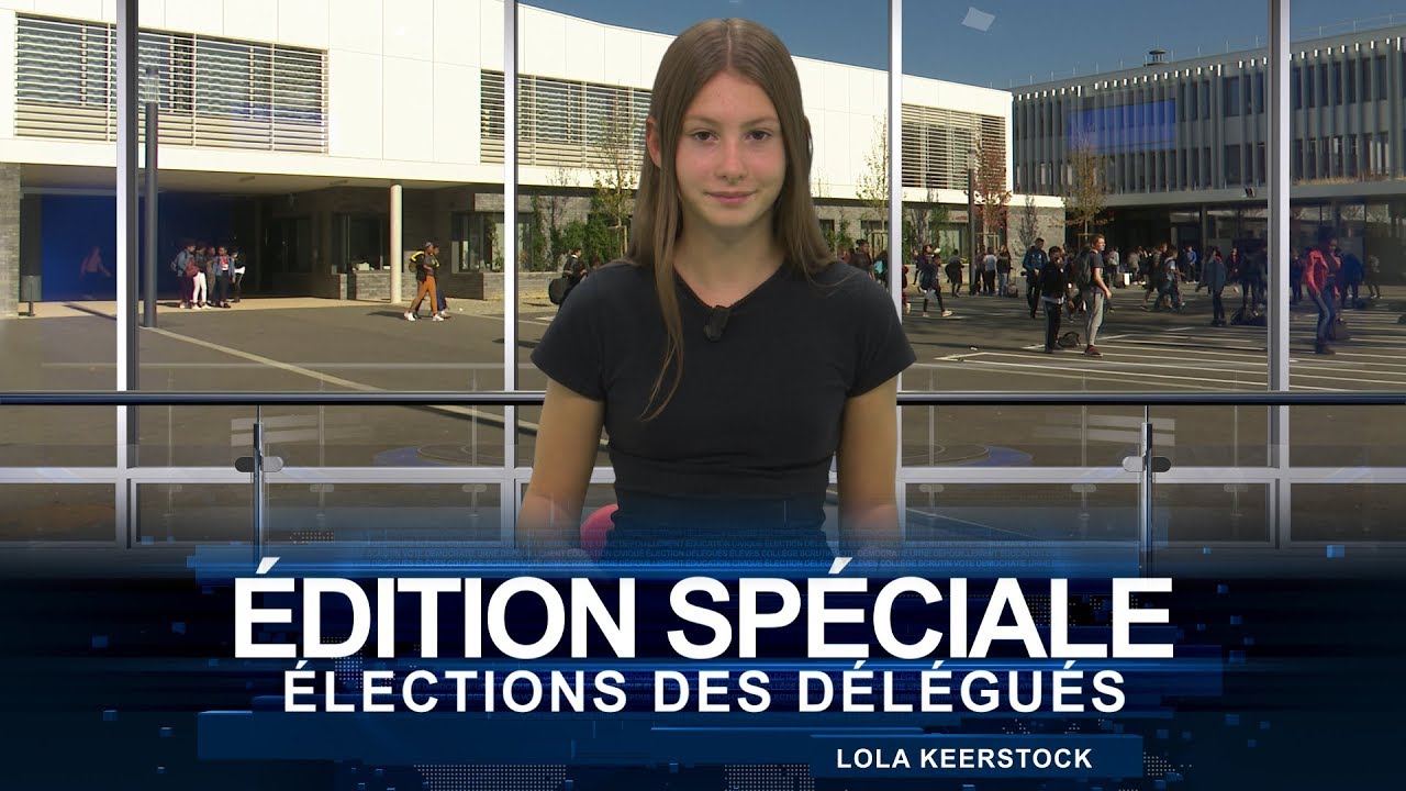 Elections des délégués de classe 2019 : édition spéciale du 12.14, le JT du collège