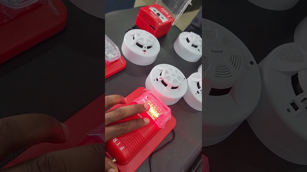 Visionuk wireless fire alarm system  , connecting with sounder receiver
