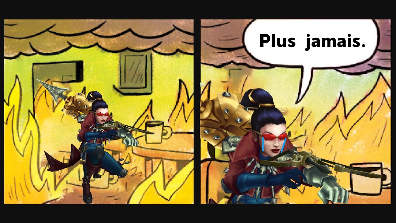 Je donne une leçon à un joueur de VAYNE TOP
