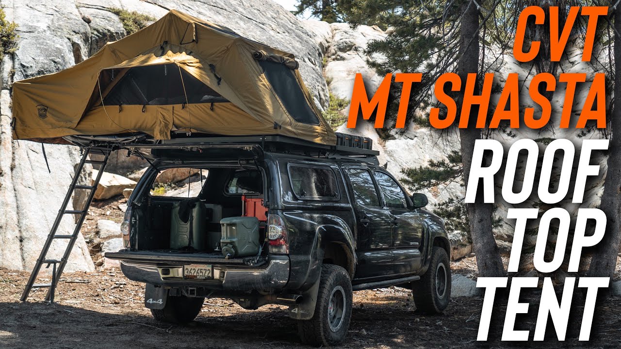Reviewing CVT's MT Shasta ROOF TOP TENT