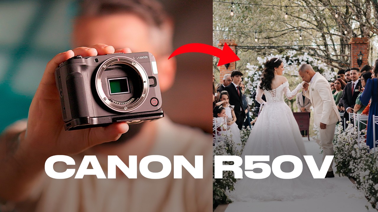 FOTOGRAFEI UM CASAMENTO COM A R50V