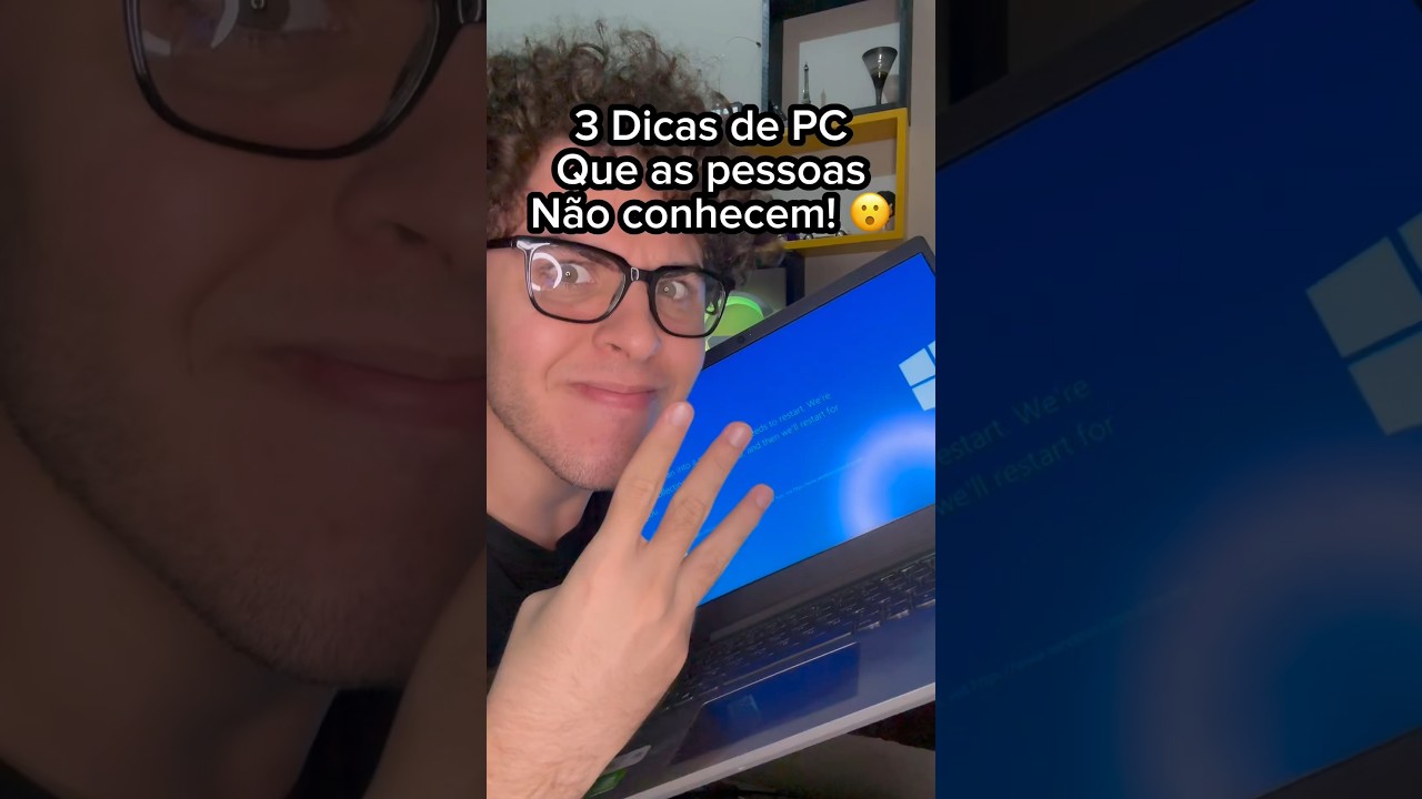 As 3 melhores dicas de computador que voc&ecirc; precisa saber! 😮 v&atilde;o otimizar muito seu pc. #dicas #pc