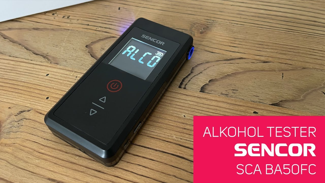 Unboxing profesionálního alkohol testeru Sencor SCA BA50FC