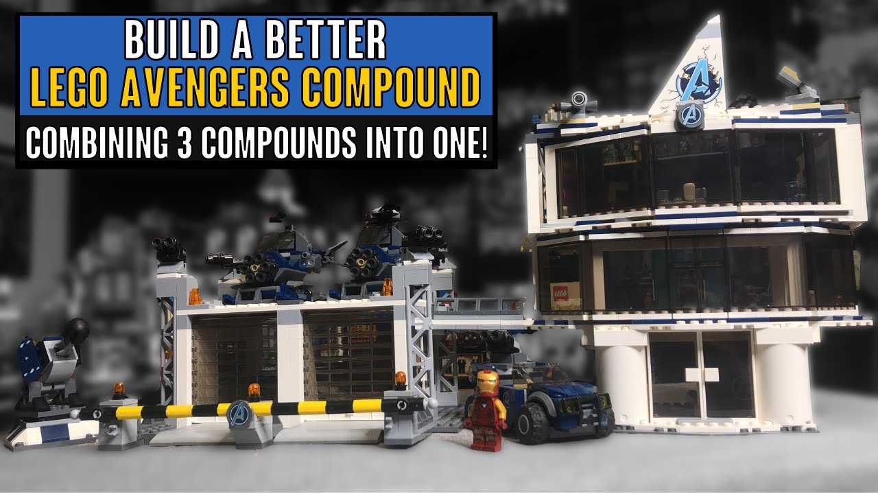 LEGO AVENGERS COMPOUND ALTERNATE BUILD (Combining THREE Avengers Compound Sets! 2021 and 2019)