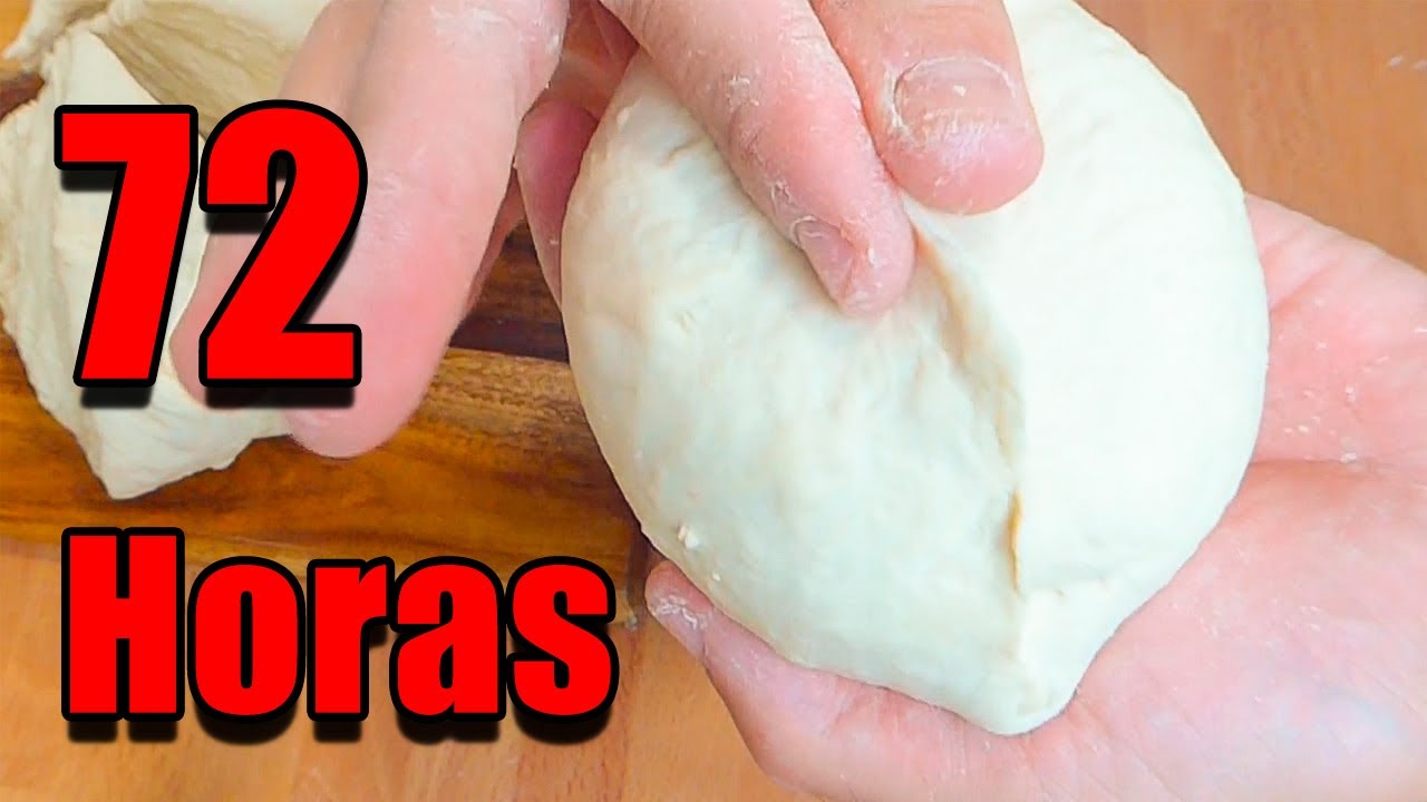 72 HORAS ▶ Masa PIZZA FERMENTACION LENTA ✅