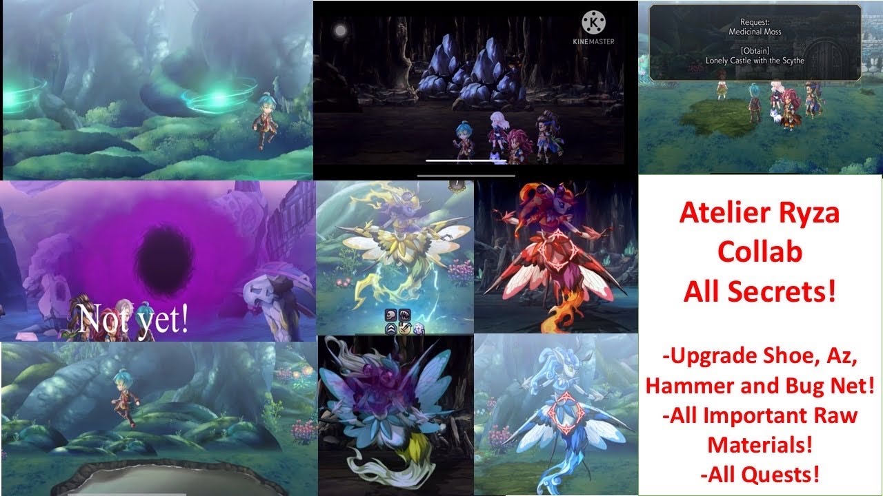[Another Eden X Atelier Ryza Collab] All Secrets - Shoe, Ax, Hammer, Rare Material, Alter Force