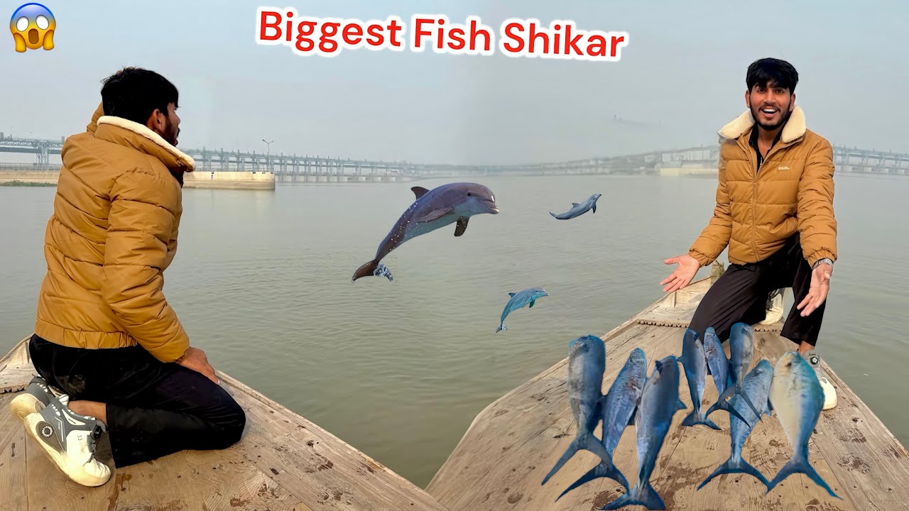 BIGGEST FISH🐟 SHIKAR ON INDIAN🇮🇳 RIVER 😱