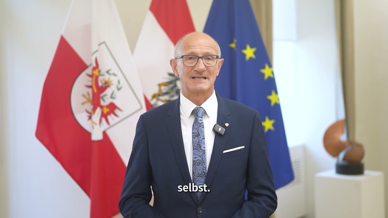 Dialogforum Innsbruck: Grußbotschaft des Tiroler Landeshauptmannes Anton Mattle