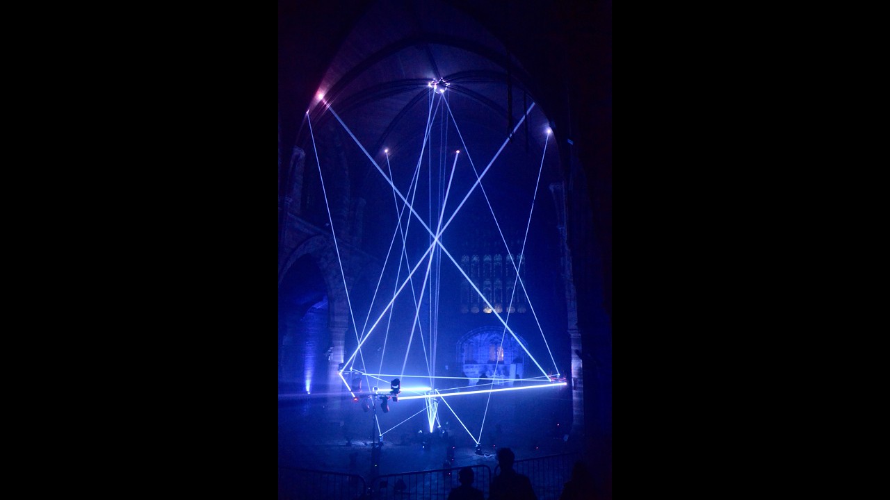 MONUISM - a large-scale immersive centrepiece light and laser art attraction.