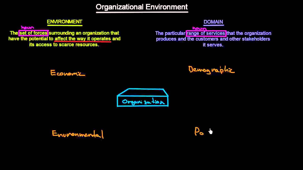 Organizational Environment | Introduction To Organisations | MeanThat