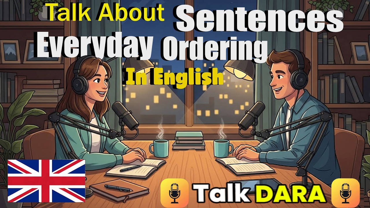 Talking about Everyday Useful Phrases for Ordering Food in English | English Conversation Practice