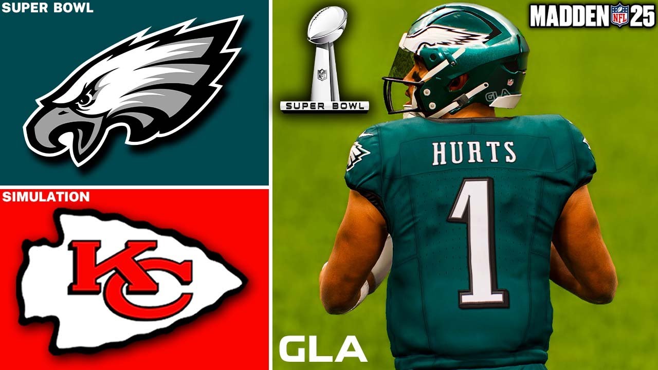 Eagles vs. Chiefs Simulation | 2025 Super Bowl LIX | Madden 25 PS5 CPU vs. CPU