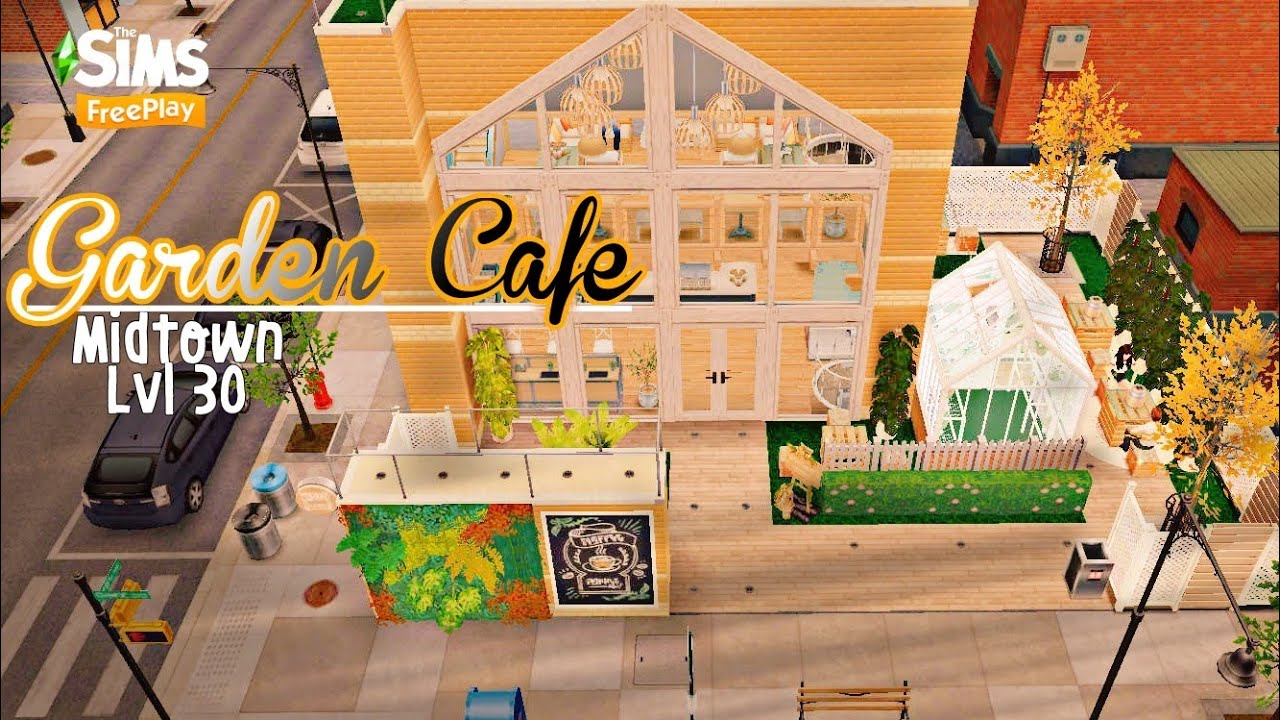 MIDTOWN CAFE Lvl 30 🍃☕🍰| Simsfreeplay