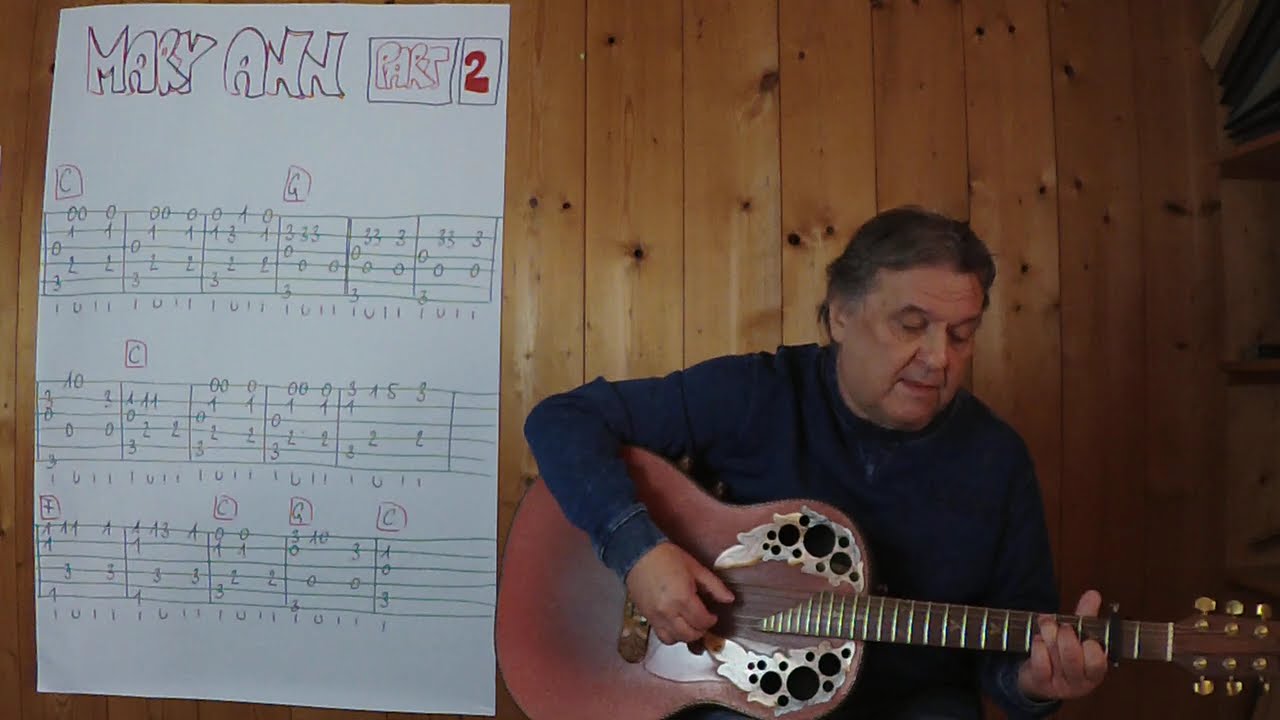 GUITAR Lesson # 771: MARY ANN (Calypso Song) - PART 2