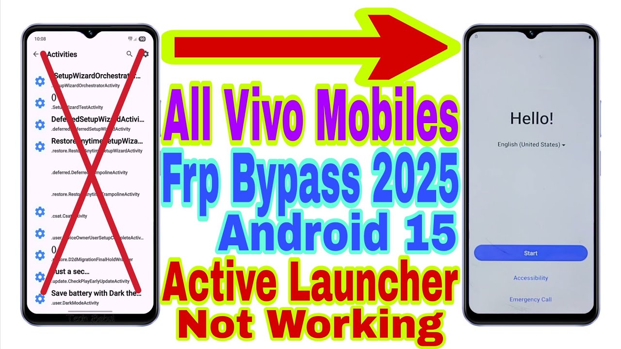 Game Over | All Vivo Android 15 Frp Bypass/Activity Launcher Not Working | New Trick 2025| Reset Frp