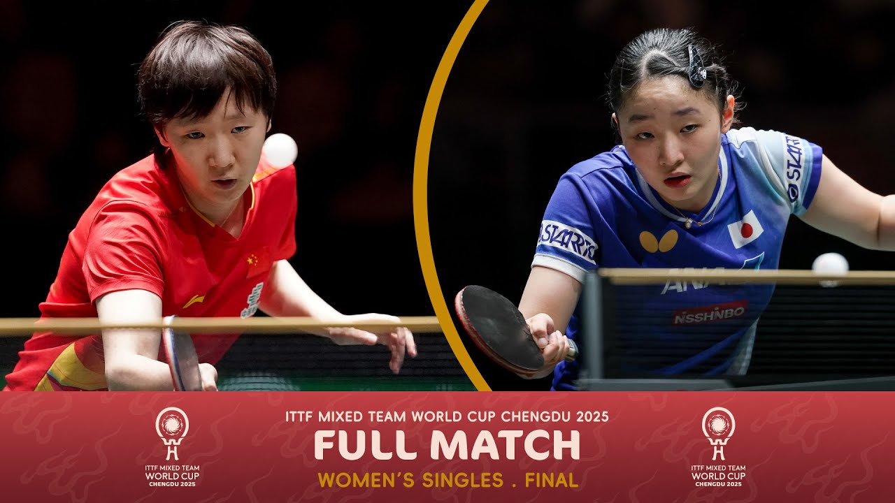 FULL MATCH | Wang Manyu vs Miwa Harimoto | Final - ITTF Mixed Team World Cup 2025