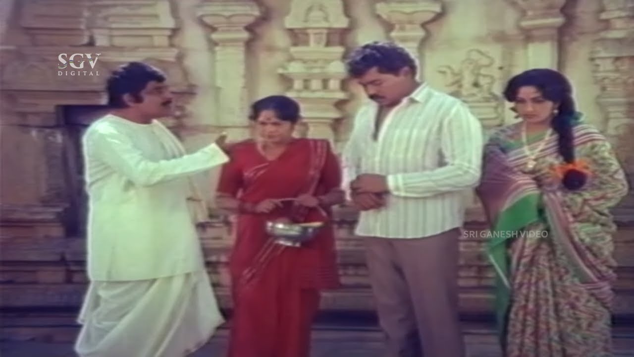 ಇದು ಮರ್ಯಾದಸ್ಥರು ಮಾಡೋ ಕೆಲಸ ಏನೋ | Tiger Prabhakar, Bharathi |  Mutthinantha Manushya Movie Scene