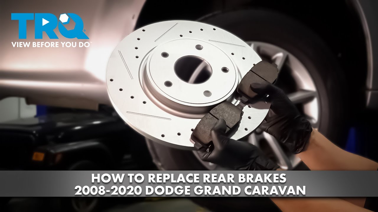 How to Replace Rear Brakes 2008-2020 Dodge Grand Caravan