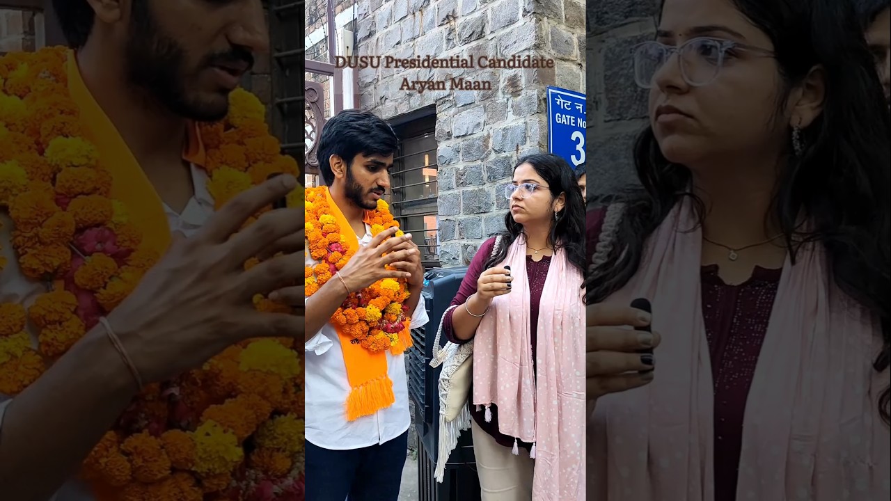 Interviewing Aryan Maan DUSU 2025 Candidate!#DUSU #DUSU2025 #DelhiUniversity #DU #AryanMaan #abvp