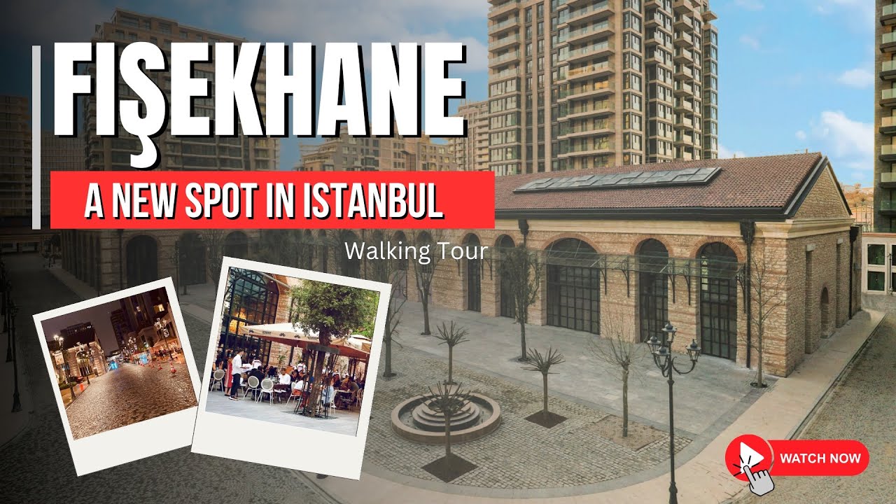 Fisekhane Istanbul Walking Tour | New Attraction with Cafes, Restaurants, Shops & Cinema in HD 60fps