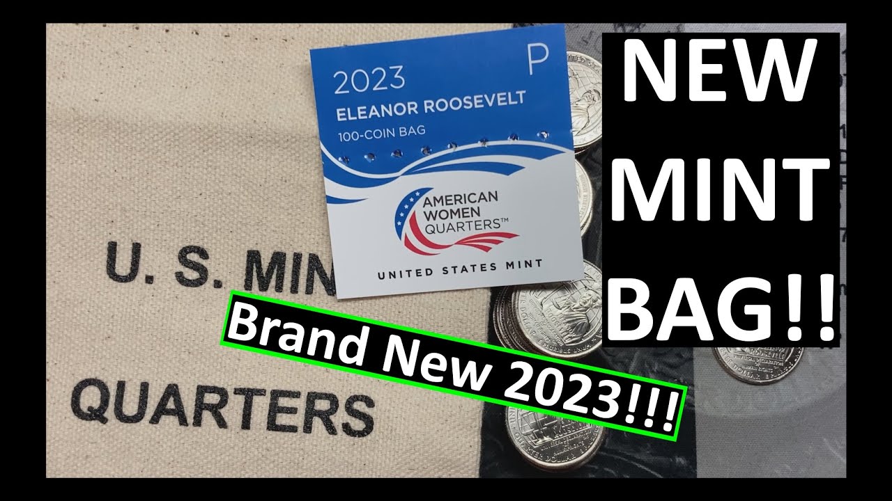NEW MINT BAG! Eleanor Roosevelt Mint seal bag opening. Newly released Women's Quarters!