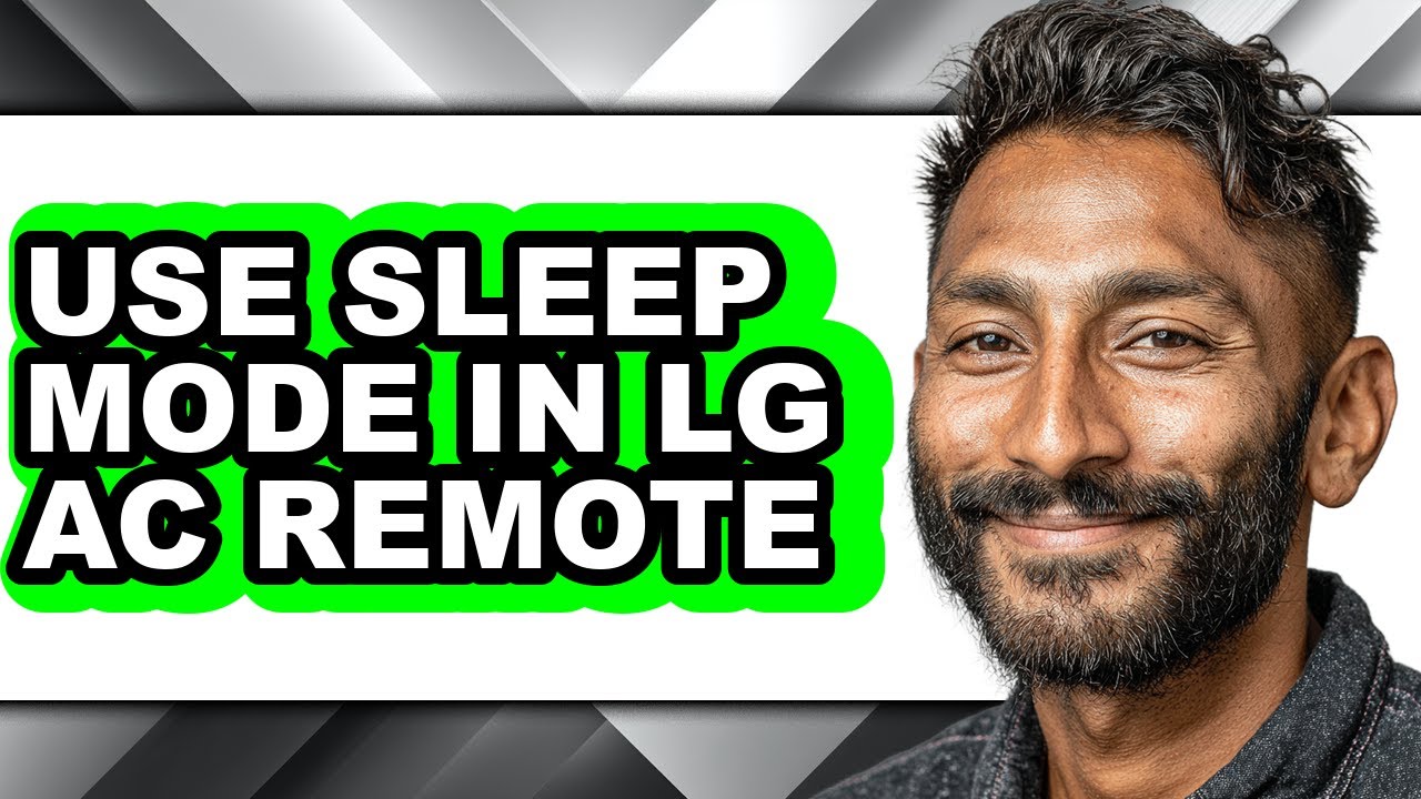 How to Use Sleep Mode in Lg Ac Remote (only Way)
