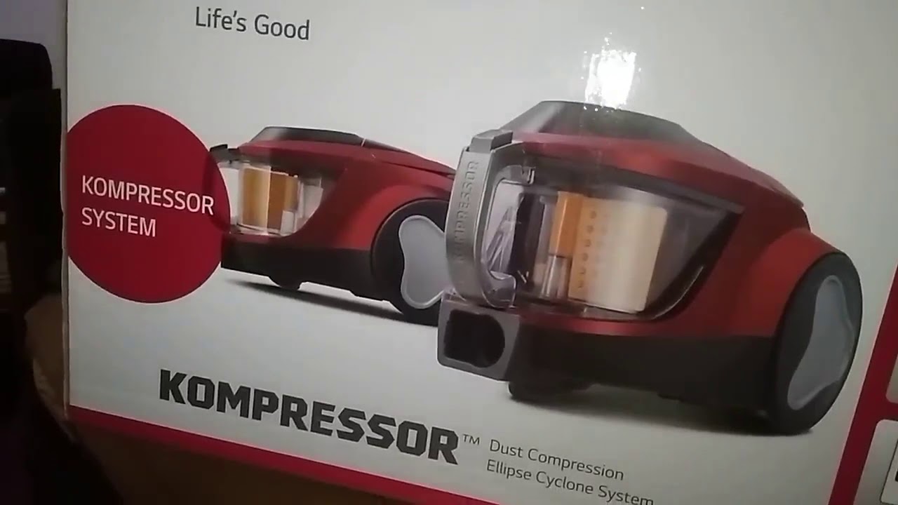 ريفيو عن مكنسه ال جي بنظام باجلس الجديده