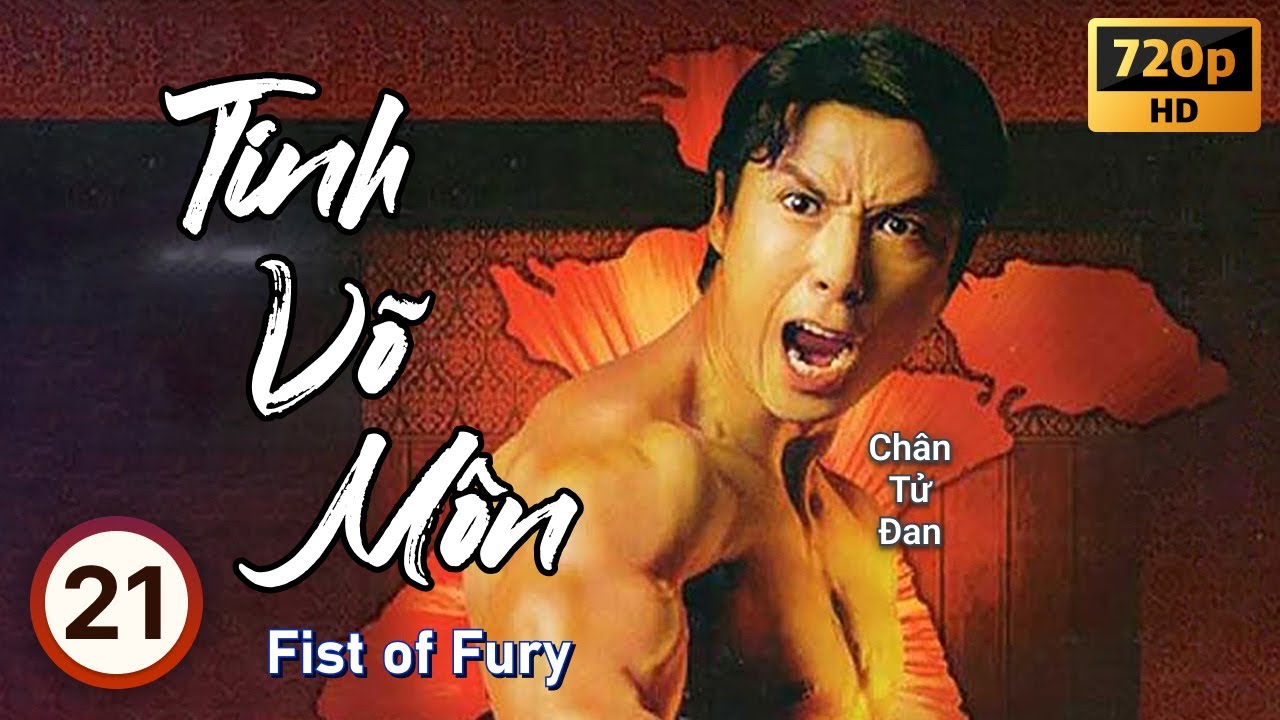 TVB Tinh Võ Môn tập 21/30 | tiếng Việt | Chân Tử Đan, Vạn Ỷ Văn, Cao Hùng | TVB 1995