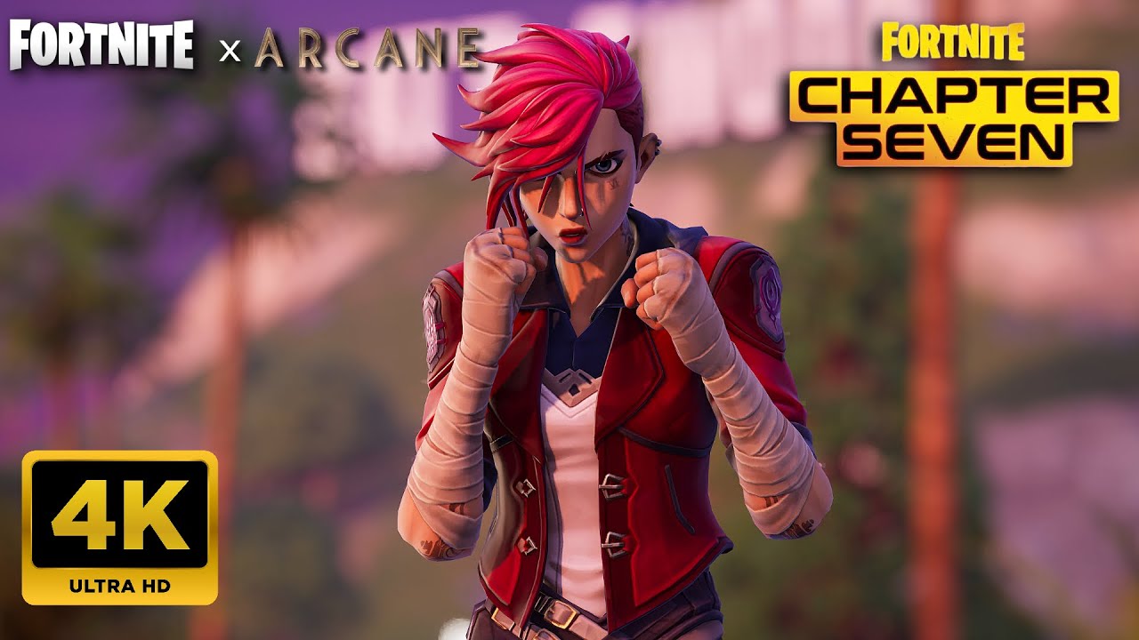 Vi Chapter 7 Gameplay 4K | FORTNITE x ARCANE