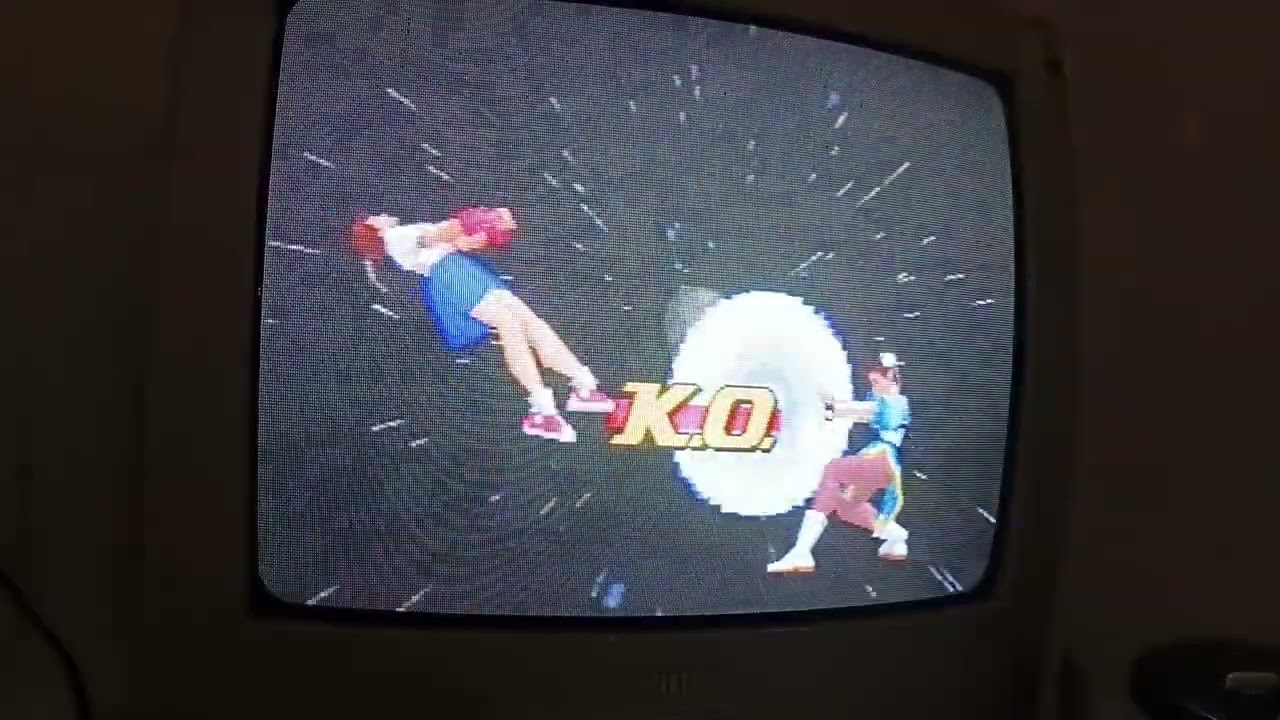 Gameplay do Street Fighter Plus Alpha no PS 1