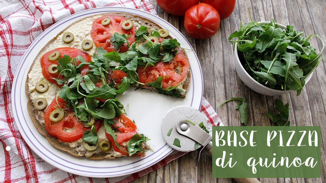 BASE PIZZA di QUINOA (Senza glutine, Proteica) 🍕